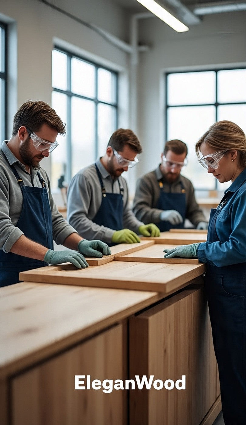 EleganWood Team at Work